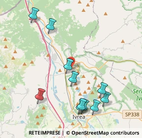 Mappa Via Andrate, 10013 Borgofranco d'Ivrea TO, Italia (4.51545)