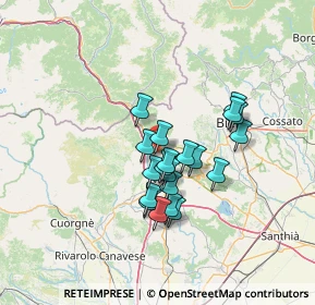 Mappa Via Andrate, 10013 Borgofranco d'Ivrea TO, Italia (10.3905)