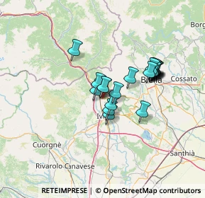 Mappa Via Andrate, 10013 Borgofranco d'Ivrea TO, Italia (10.2415)