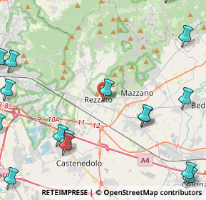 Mappa Via Arturo Toscanini, 25086 Rezzato BS, Italia (6.48375)