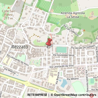 Mappa Via Alcide De Gasperi, 54, 25086 Rezzato, Brescia (Lombardia)