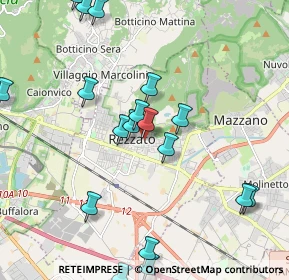 Mappa Via Arturo Toscanini, 25086 Rezzato BS, Italia (2.5085)