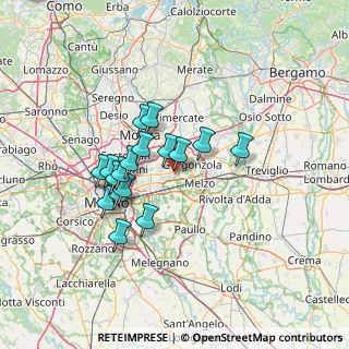Mappa Via Milano, 20060 Cassina De' Pecchi MI, Italia (11.06941)