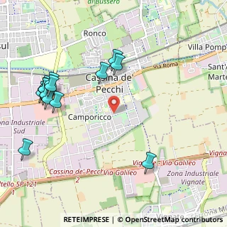 Mappa Via Milano, 20060 Cassina De' Pecchi MI, Italia (1.24813)
