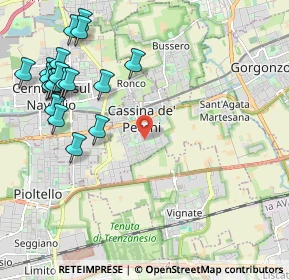 Mappa Via Milano, 20060 Cassina De' Pecchi MI, Italia (2.62105)