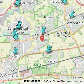 Mappa Via Milano, 20060 Cassina De' Pecchi MI, Italia (2.995)