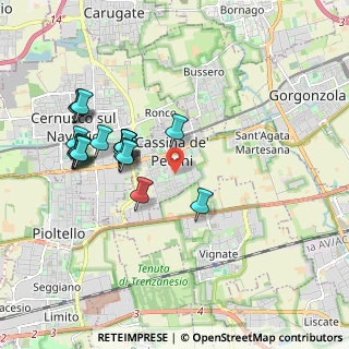 Mappa Via Milano, 20060 Cassina De' Pecchi MI, Italia (1.8955)
