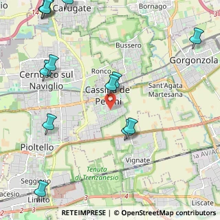 Mappa Via Milano, 20060 Cassina De' Pecchi MI, Italia (2.93077)
