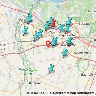 Mappa Via Santina, 25030 Castrezzato BS, Italia (7.08167)