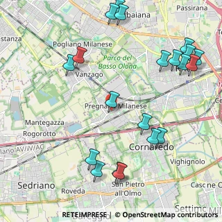 Mappa 20010 Pregnana Milanese MI, Italia (2.6605)