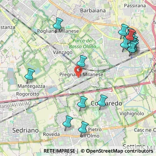 Mappa 20010 Pregnana Milanese MI, Italia (2.875)