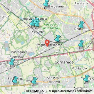 Mappa 20010 Pregnana Milanese MI, Italia (3.09909)
