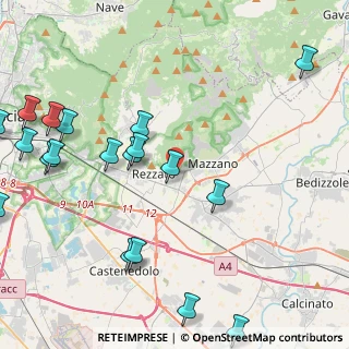 Mappa Via A. Grandi, 25086 Rezzato BS, Italia (5.787)