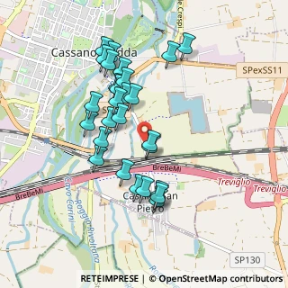 Mappa Via San Pietro Cascine, 20062 Cassano d'Adda MI, Italia (0.84815)