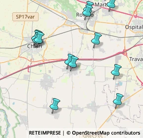 Mappa Via Beniamino Cavalli, 25030 Castrezzato BS, Italia (4.44538)