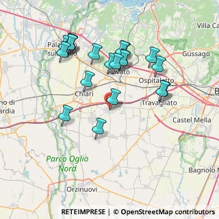 Mappa Via Beniamino Cavalli, 25030 Castrezzato BS, Italia (7.5485)