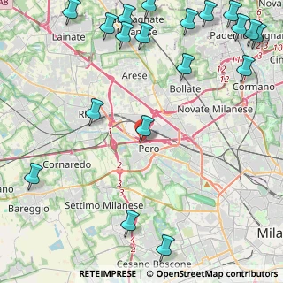 Mappa A4 Torino - Trieste, 20016 Pero MI, Italia (6.683)