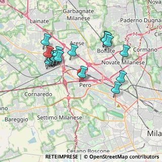 Mappa A4 Torino - Trieste, 20016 Pero MI, Italia (3.63235)