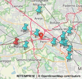 Mappa A4 Torino - Trieste, 20016 Pero MI, Italia (4.22167)