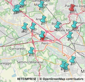 Mappa A4 Torino - Trieste, 20016 Pero MI, Italia (5.07313)
