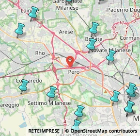 Mappa A4 Torino - Trieste, 20016 Pero MI, Italia (6.647)