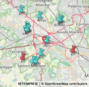 Mappa A4 Torino - Trieste, 20016 Pero MI, Italia (3.98357)