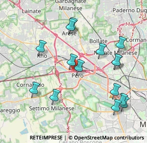 Mappa A4 Torino - Trieste, 20016 Pero MI, Italia (4.206)