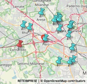 Mappa A4 Torino - Trieste, 20016 Pero MI, Italia (4.30529)