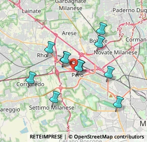 Mappa A4 Torino - Trieste, 20016 Pero MI, Italia (3.06545)