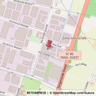 Mappa Via Achille Grandi, 43C, 25125 Brescia, Brescia (Lombardia)