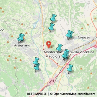 Mappa Via Buonconsiglio, 36075 Montecchio Maggiore-Alte Ceccato , Italia (4.01077)