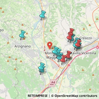 Mappa Via Buonconsiglio, 36075 Montecchio Maggiore-Alte Ceccato , Italia (3.9073684210526)