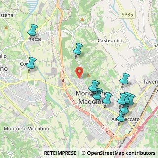 Mappa Via Buonconsiglio, 36075 Montecchio Maggiore-Alte Ceccato , Italia (2.37923)
