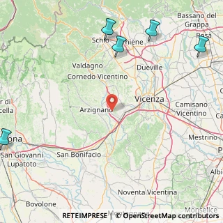Mappa Via Buonconsiglio, 36075 Montecchio Maggiore-Alte Ceccato , Italia (60.875454545455)
