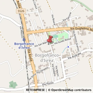 Mappa Via Marini, 79, 10013 Borgofranco d'Ivrea, Torino (Piemonte)