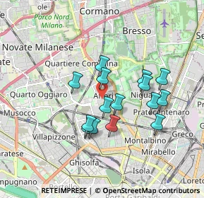 Mappa Via Carlo Armellini, 20161 Milano MI, Italia (1.46333)