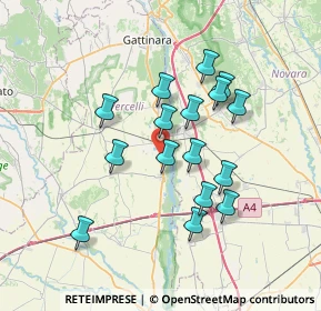 Mappa SP 594, 13030 Ghislarengo VC (6.215)