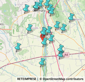 Mappa SP 594, 13030 Ghislarengo VC (7.8445)