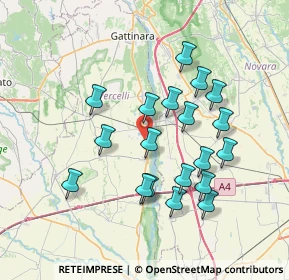 Mappa SP 594, 13030 Ghislarengo VC (6.80474)