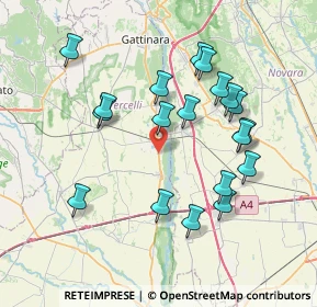 Mappa SP 594, 13030 Ghislarengo VC (7.38211)