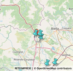 Mappa 10013 Borgofranco d'Ivrea TO, Italia (29.55545)