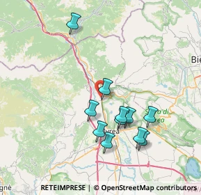 Mappa 10013 Borgofranco d'Ivrea TO, Italia (7.00909)