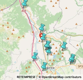 Mappa 10013 Borgofranco d'Ivrea TO, Italia (4.04273)
