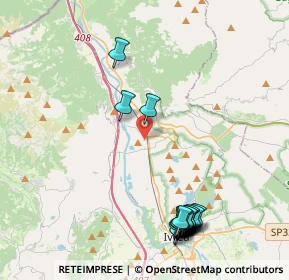 Mappa 10013 Borgofranco d'Ivrea TO, Italia (5.1195)