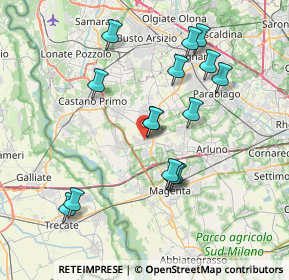 Mappa Via Torrazza, 20010 Inveruno MI, Italia (7.352)