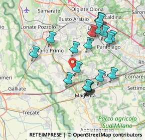 Mappa Via Torrazza, 20010 Inveruno MI, Italia (7.107)