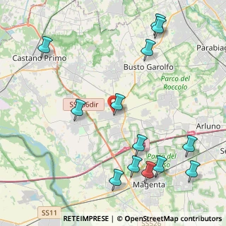 Mappa Via Torrazza, 20010 Inveruno MI, Italia (5.28077)