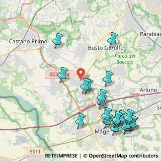 Mappa Via Torrazza, 20010 Inveruno MI, Italia (5.1355)