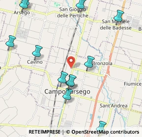 Mappa Via Muson, 35011 Campodarsego PD, Italia (2.56)