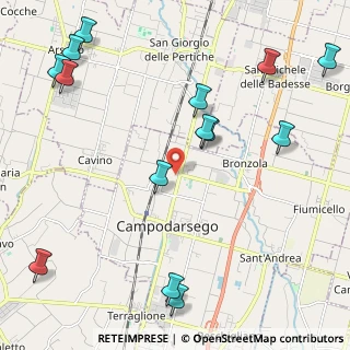 Mappa Via Muson, 35011 Campodarsego PD, Italia (2.82929)